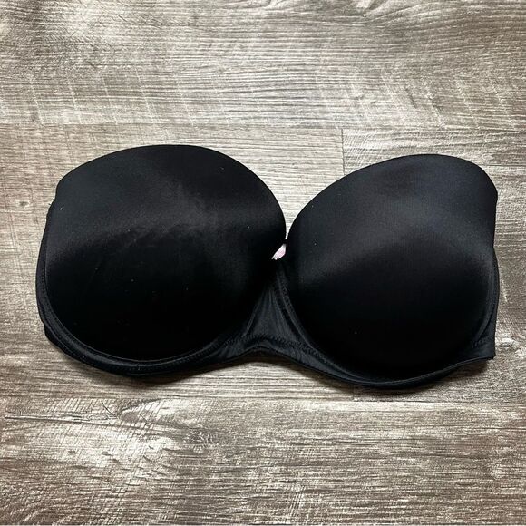 Victoria’s Secret PINK Wear Everywhere Multi-Way Push-Up Strapless Bra Size 32DD - Picture 1 of 6